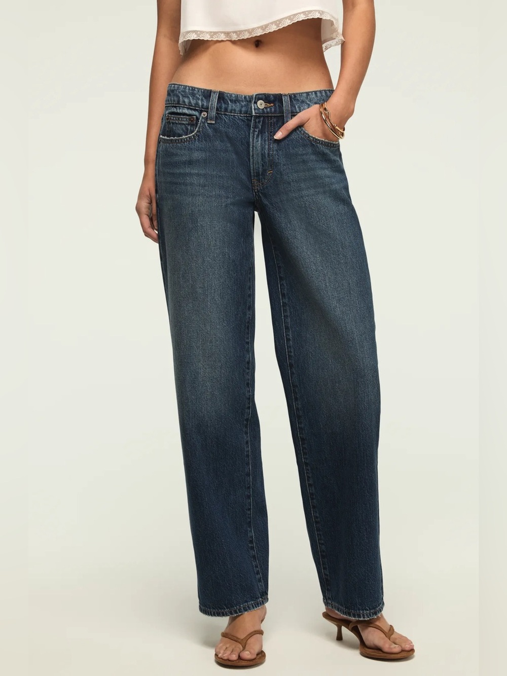 LUCKY BRAND The Baggy Womens Jeans NWT Size 6/28 R